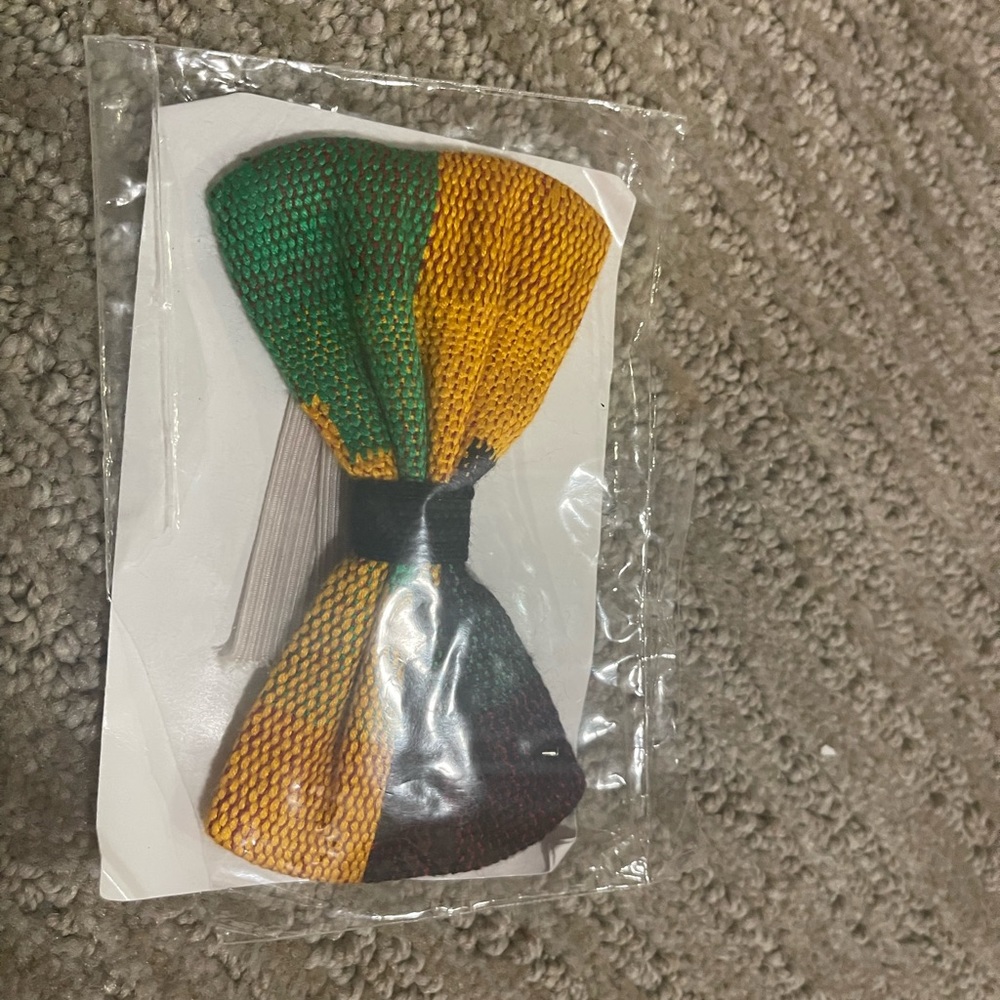 African kente cloth bow tie.
